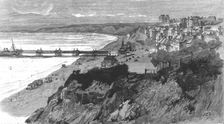 'Visit of the Prince of Wales to Bournemouth; View of Bournemouth form the East Cliff 1890. Creator: Unknown