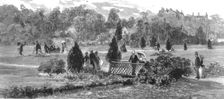 'Visit of the Prince of Wales to Bournemouth; view in the Public Gardens 1890. Creator: Unknown