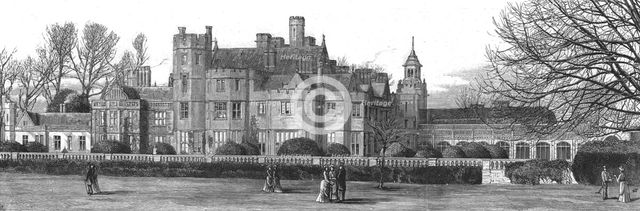 ''Visit of the Prince of Wales to Bournemouth; Canford Manor, The residence of Lord...', 1890. Creator: Unknown.