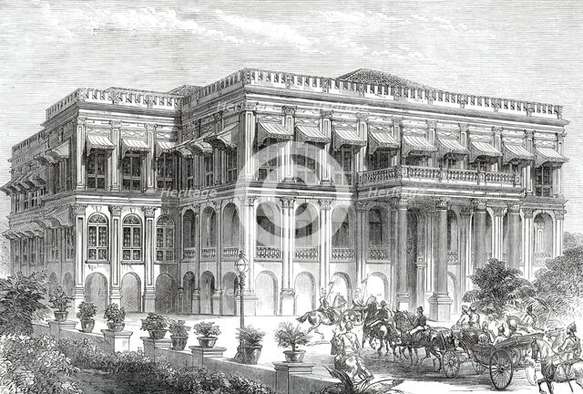 Visit of the Prince of Wales to Sans Souci, Bombay...1876. Creator: Unknown.