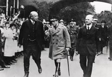Visit of the Prince of Wales (later Edward VIII), Rowntree Factory, York, Yorkshire, 1923