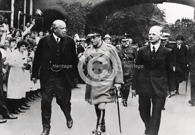 Visit of the Prince of Wales (later Edward VIII), Rowntree Factory, York, Yorkshire, 1923. Artist: Unknown