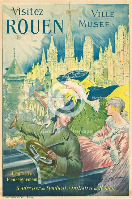 Visit Rouen, c1910-1915. Creator: Bonnet, P. (active c. 1910).