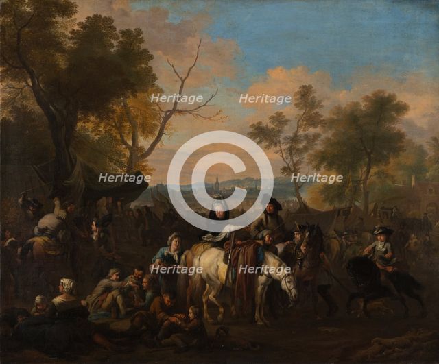Visit to a Camp, c1690-1700. Creator: Jan van Huchtenburgh.