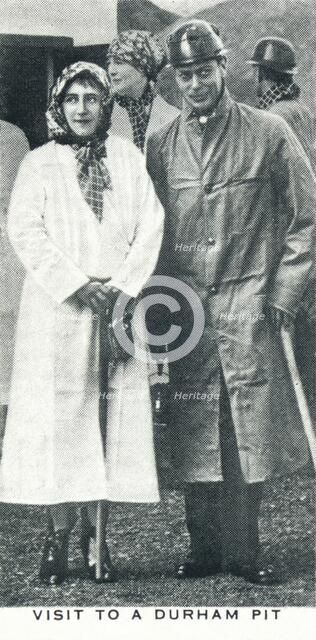 'Visit to a Durham Pit', 1936 (1937). Creator: Unknown.