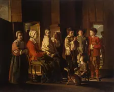 Visit to Grandmother, 1645. Creator: Louis Le Nain