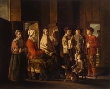 Visit to Grandmother, 1645. Creator: Louis Le Nain