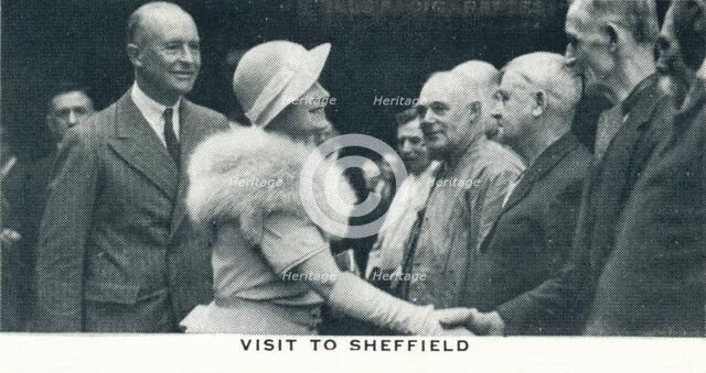 'Visit to Sheffield', 1934 (1937). Creator: Unknown.