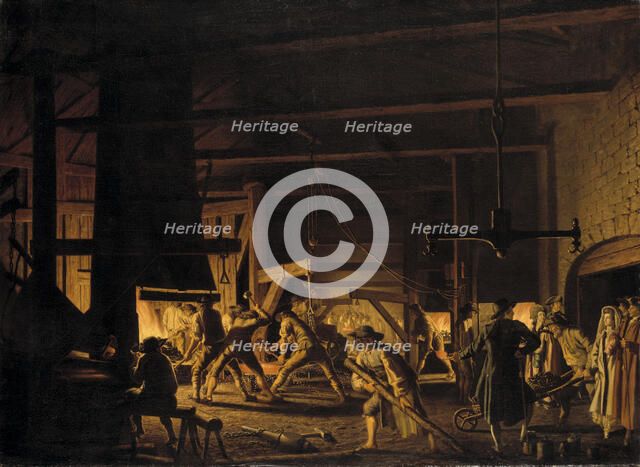 Visit to the Anchor Forge at Söderfors, 1782.