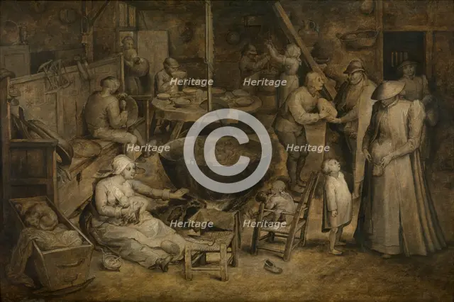 Visit to the Farm. Creator: Jan Brueghel the Elder.