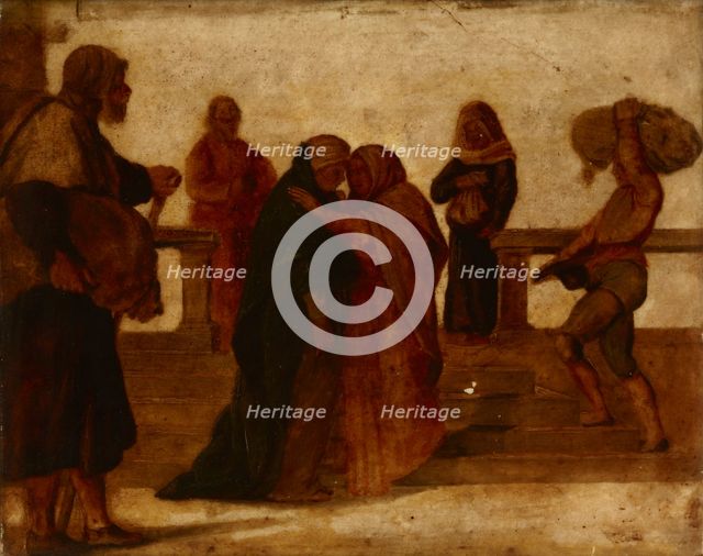 Visitation to St Elizabeth, 1st half of 17th century Creator: Unknown.