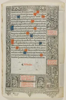Visitation, from the Book of Hours, n.d. Creator: Thielmann Kerver