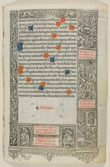 Visitation, from the Book of Hours, n.d. Creator: Thielmann Kerver