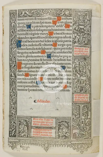 Visitation, from the Book of Hours, n.d. Creator: Thielmann Kerver.