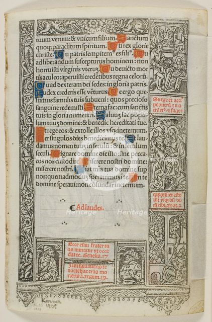 Visitation, from the Book of Hours, n.d. Creator: Thielmann Kerver.