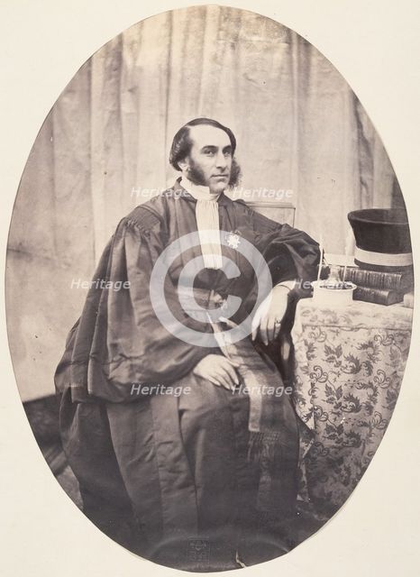 Visite d'un collègue de Bruxelles, 1854-56. Creator: Louis-Pierre-Théophile Dubois de Nehaut.