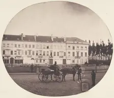 Visite d'un ami de Lille, 1854. Creator: Louis-Pierre-Théophile Dubois de Nehaut