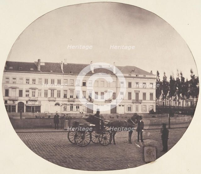 Visite d'un ami de Lille, 1854. Creator: Louis-Pierre-Théophile Dubois de Nehaut.