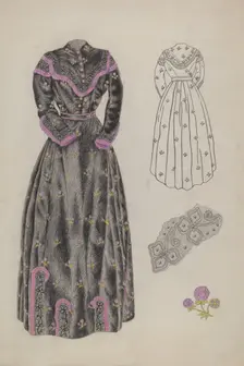 Visiting Costume, c. 1937. Creator: Joseph L. Boyd
