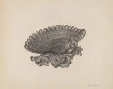 Visiting Card Tray, c. 1940. Creator: Helen Hobart