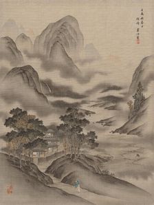 Visiting a Friend, 1892. Creator: Seki Shuko