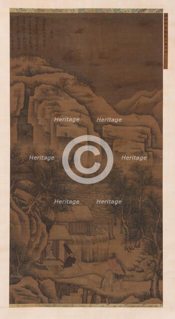 Visiting a friend after snowfall without a meeting, Ming dynasty, 16th-17th century. Creator: Unknown.