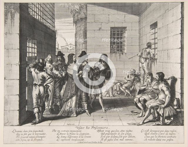 Visiting Prisoners, 1635. Creator: Abraham Bosse.