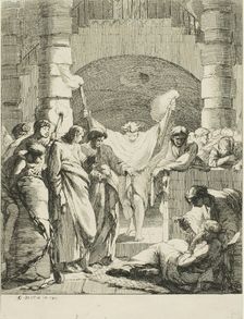 Visiting Prisoners, from The Seven Acts of Mercy, n.d. Creator: François Hutin