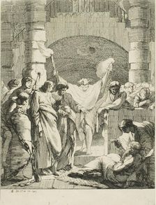 Visiting Prisoners, from The Seven Acts of Mercy, n.d. Creator: François Hutin