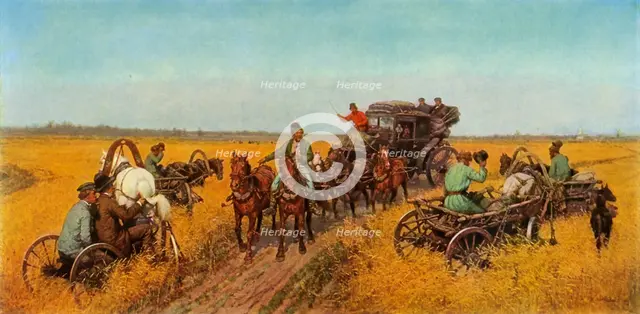 'Visiting the Diocese', 1885, (1965). Creator: Pavel Osipovic Kovalevskij.