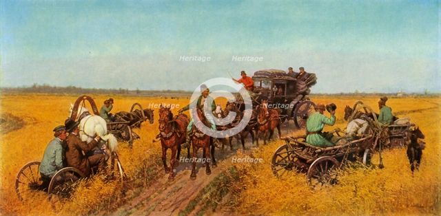 'Visiting the Diocese', 1885, (1965). Creator: Pavel Osipovic Kovalevskij.