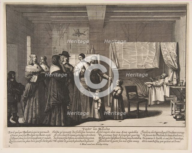 Visiting the Sick. Creator: Abraham Bosse.