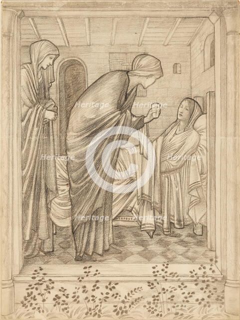 Visiting the Sick. Creator: Sir Edward Coley Burne-Jones.