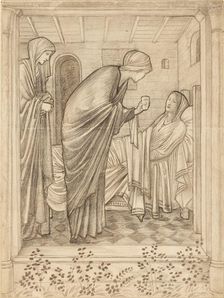 Visiting the Sick. Creator: Sir Edward Coley Burne-Jones