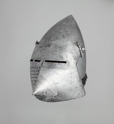 Visored Bascinet, Western European, ca. 1375-1400. Creator: Unknown