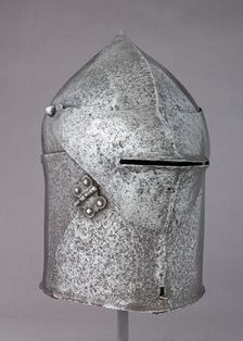 Visored Bascinet, Italian, ca. 1425-50. Creator: Unknown