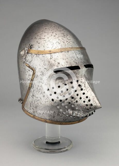 Visored Bascinet, Italy, 1390/1400. Creator: Unknown.
