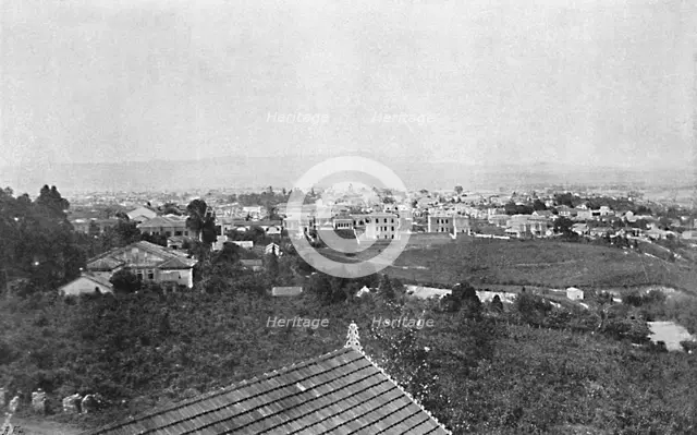 'Vista General da Capital', (General view of the Capital), 1895. Artists: Wilhelm Gaensly, Rudolf Friedrich Fra.