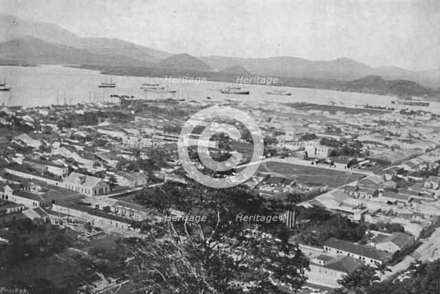 'Vista Geral de Santos', (General view of Santos), 1895. Artist: Paulo Kowalsky.