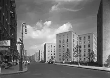 Vladeck Houses, Madison St., New York City, 1941. Creator: Gottscho-Schleisner, Inc