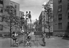 Vladeck Houses, Madison St., New York City, 1941. Creator: Gottscho-Schleisner, Inc