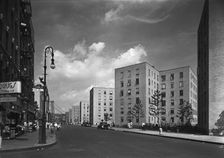 Vladeck Houses, Madison St., New York City, 1941. Creator: Gottscho-Schleisner, Inc