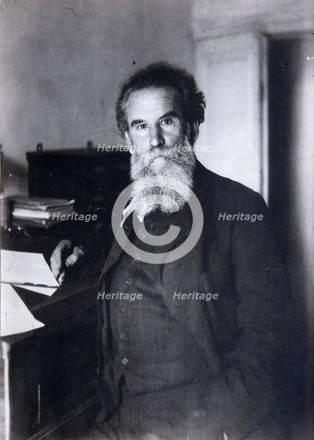 Vladimir Korolenko, Russian author, 1910s. Artist: Unknown