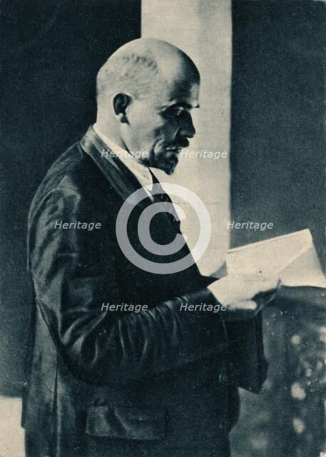 'Vladimir Ilich Lenin, Russian Bolshevik leader, Moscow, Russia, July', 1904. Artist: Unknown.