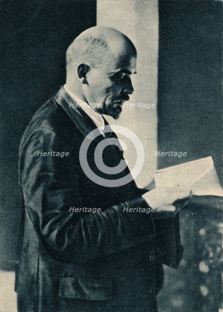 'Vladimir Ilich Lenin, Russian Bolshevik leader, Moscow, Russia, July', 1904. Artist: Unknown.