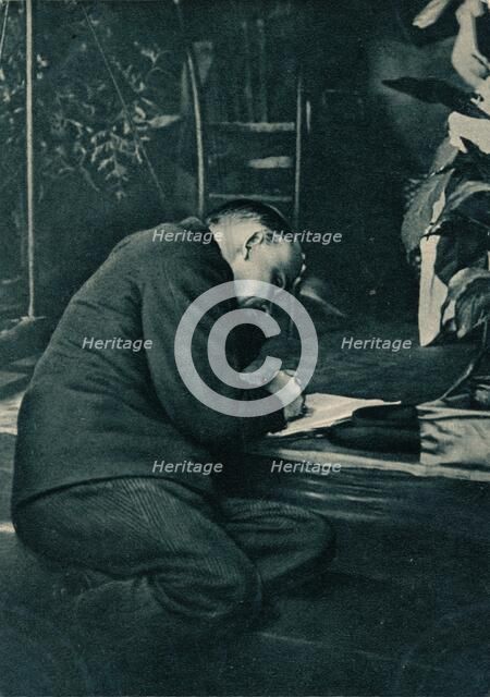 'Vladimir Ilich Lenin, Russian Bolshevik leader, Russia, July, 1921. Artist: Unknown.