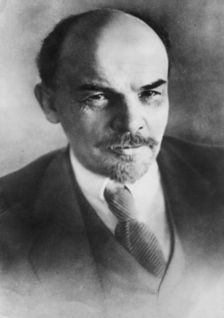 Vladimir Ilich Ulyanov (Lenin), Russian Bolshevik revolutionary and politician, 1918. Creator: Unknown