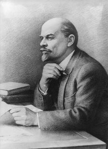 Vladimir Ilich Ulyanov (Lenin), Russian Bolshevik revolutionary and politician