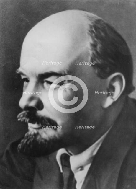 Vladimir Ilich Ulyanov (Lenin), Russian Bolshevik revolutionary and politician. Artist: Unknown