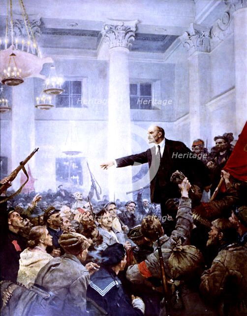 Vladimir Lenin (Vladimir Ilich Uliasov), known as, 1870 - 1924, Russian revolutionary and statesm…